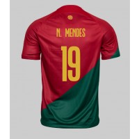 Dres Portugalsko Nuno Mendes #19 Domáci MS 2022 Krátky Rukáv